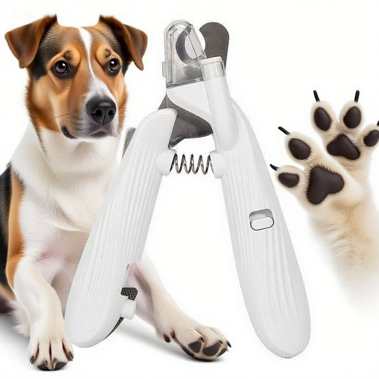Adjustable Pet Nail Clippers,Led Light Pet Nail Clipper with Scissors,Stainless Steel Manual Pet Nail Clippers,Led Light Pet Nail Clipper with Scissors,Cat Clipper ,Dog Clipper,Pet Nail Clippers with Nail Collection Cover,Pet Gift,Cat Gift,Dog Gift